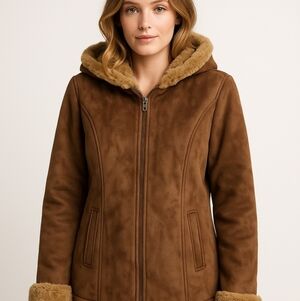 Faux Fur Coat Medium Penny Lane 90s Y2K Boho Mob Wife Quiety Luxury